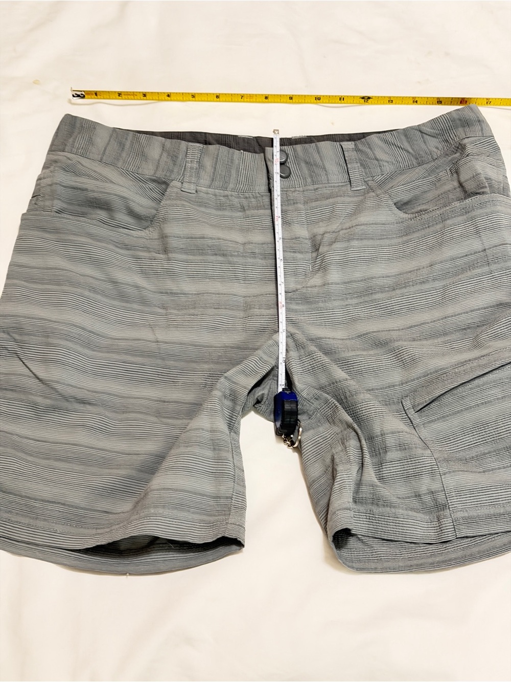 Horny Toad Gray Striped Women's Shorts
